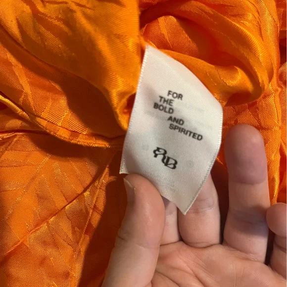 RAT & BOA HARLEQUIN MINI DRESS ORANGE - Picture 7 of 8